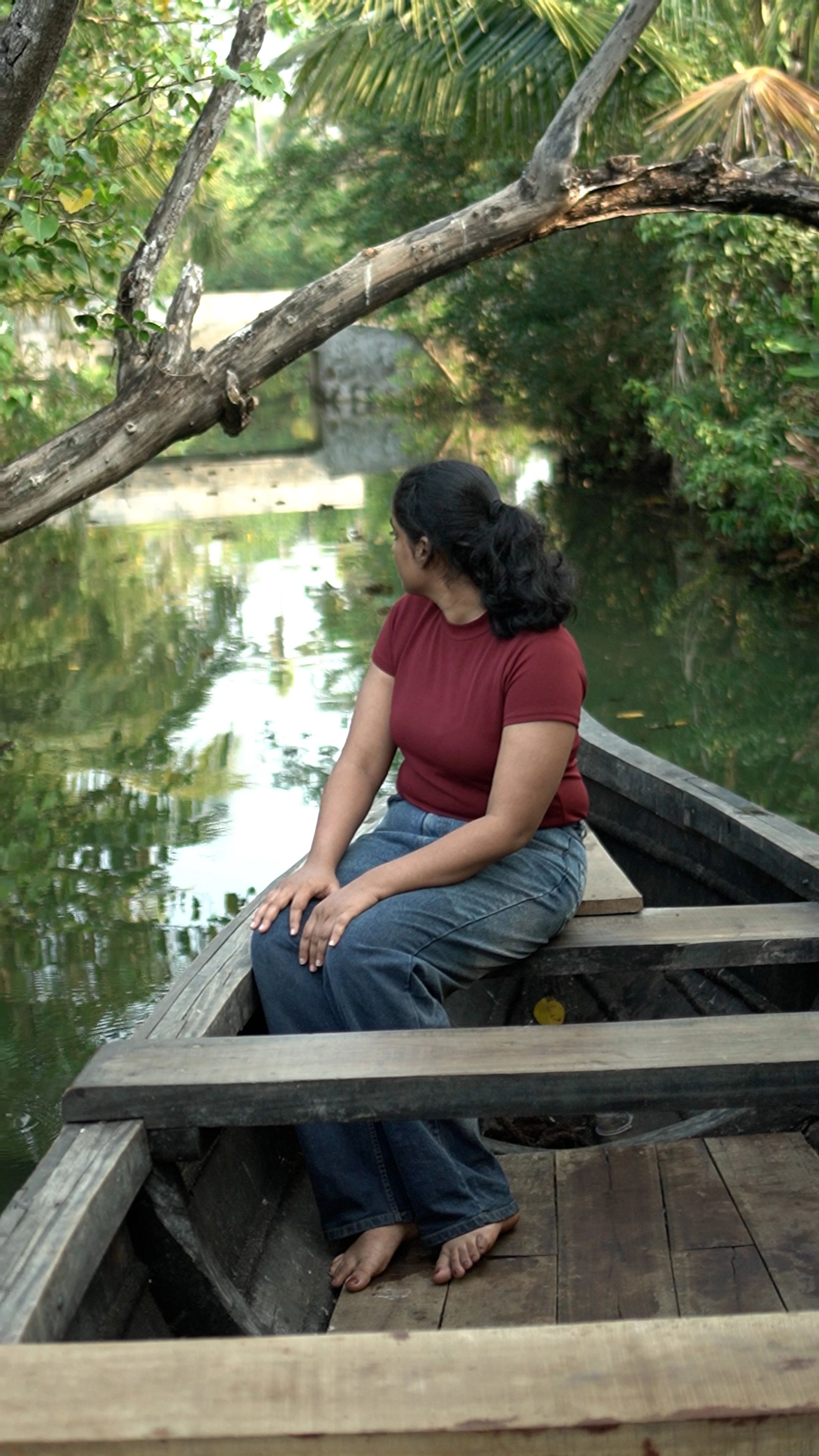 Canoeing in Kerala Backwaters
